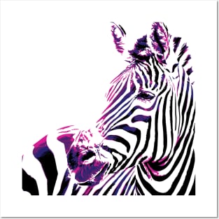 Hot Zebra Digital Painting Posters and Art